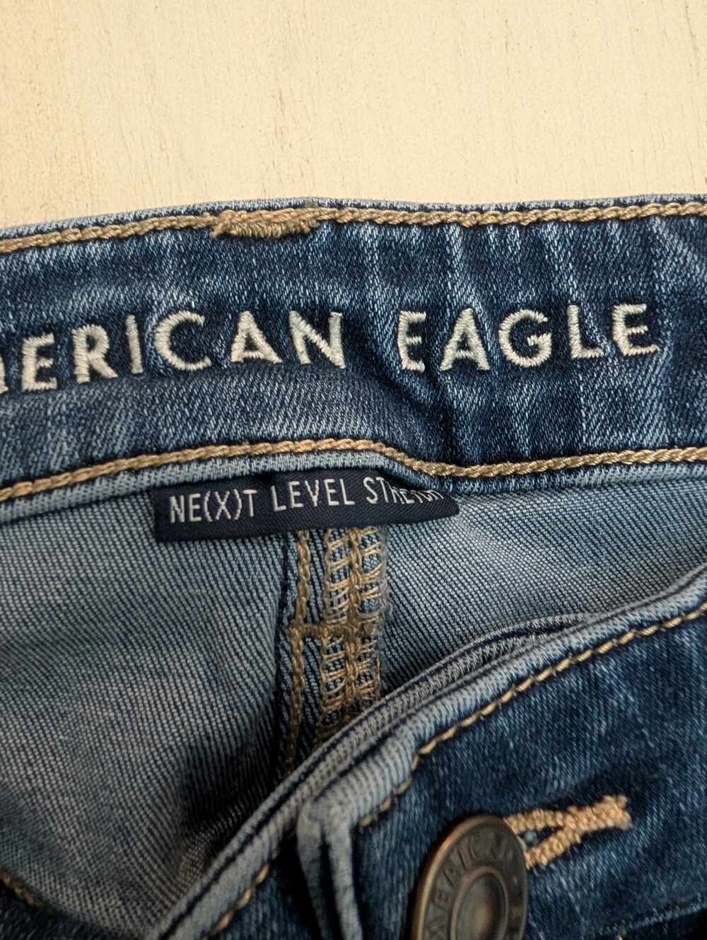 American Eagle Outfitters Medium Blue Skinny Jeans Women's Size 6